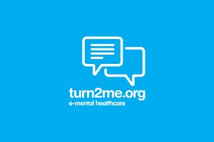 turn2me.org mental health charity logo design