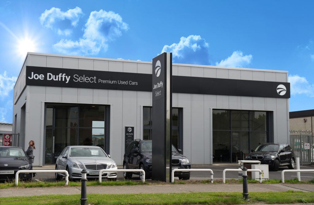 Joe Duffy Group dealership, brand identity in place