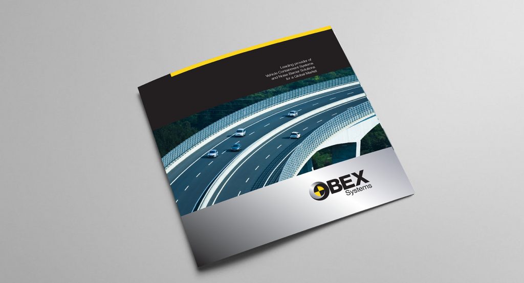 Obex Systems corporate brochure design by Design Minds
