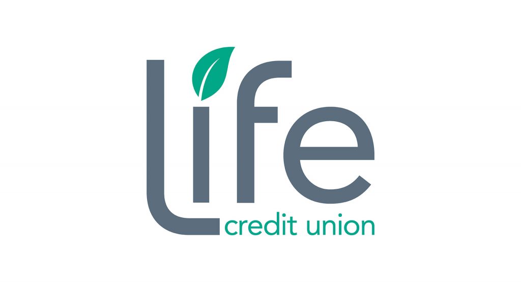 Life Credit Union logo with a green leaf