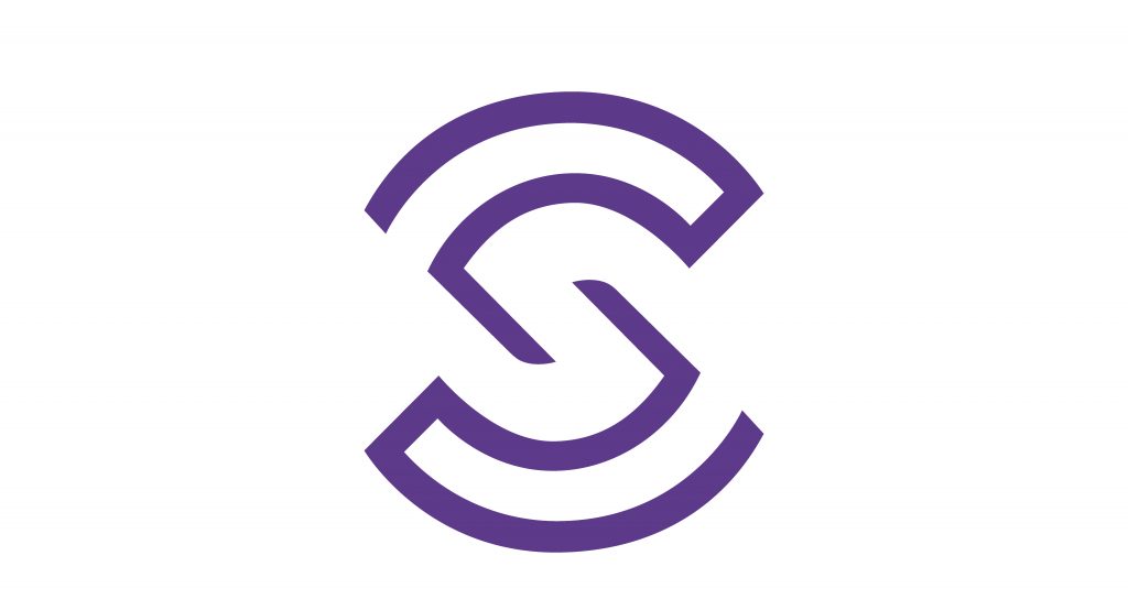 Strandum S symbol in purple