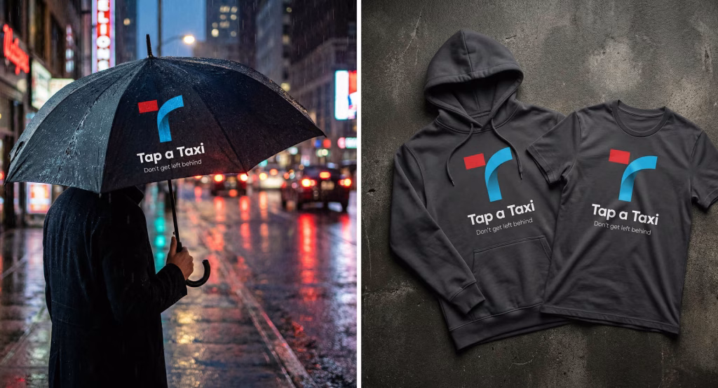 Tap a Taxi brand identity