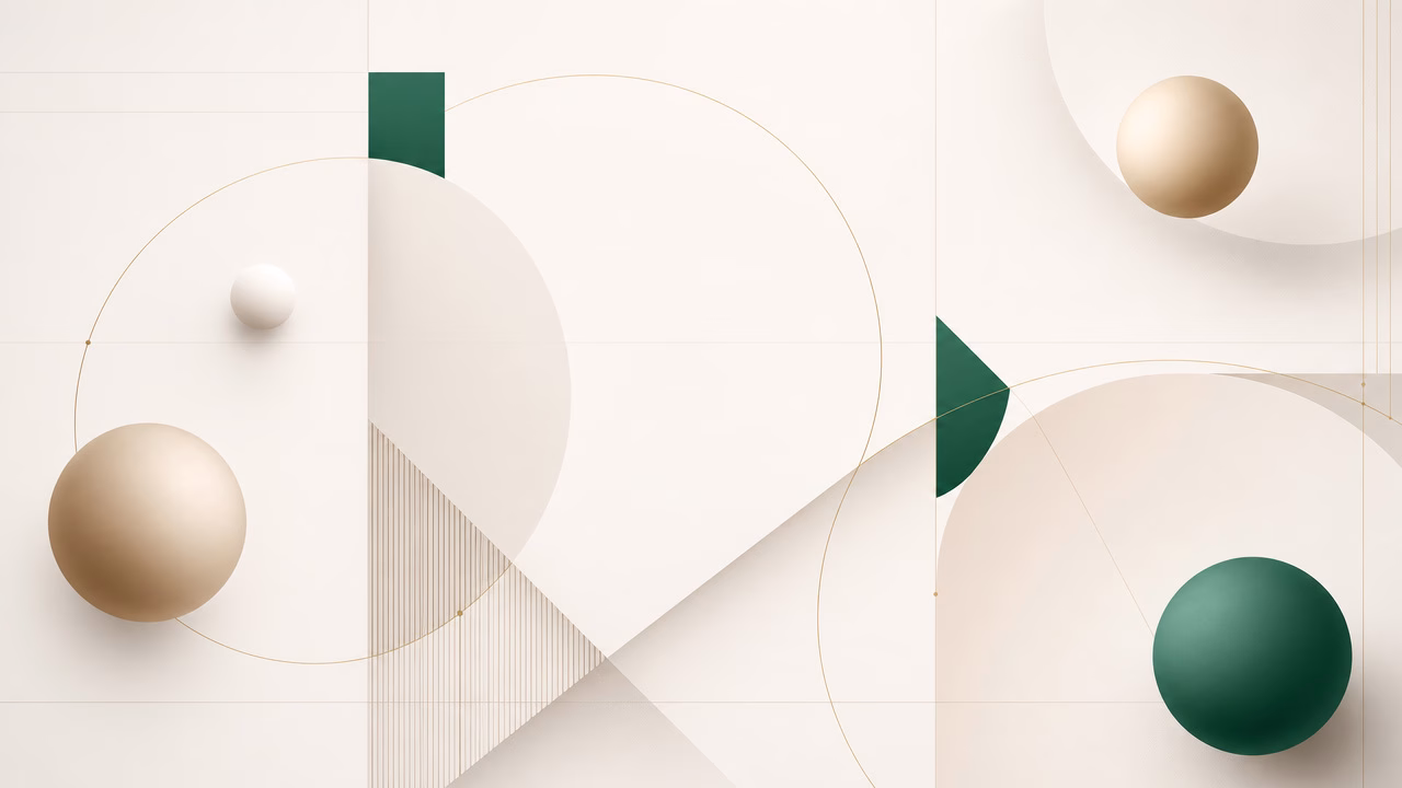 Abstract geometric brochure design concept illustration by Design Minds Dublin