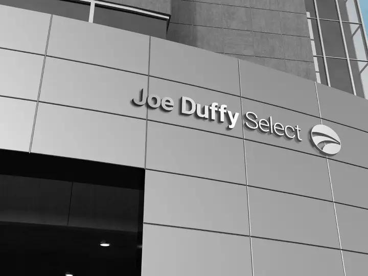 Joe Duffy Select signage, the Group device with the Select descriptor
