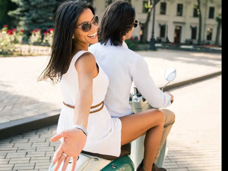 Lavazza A Taste of Italy campaign with a scooter